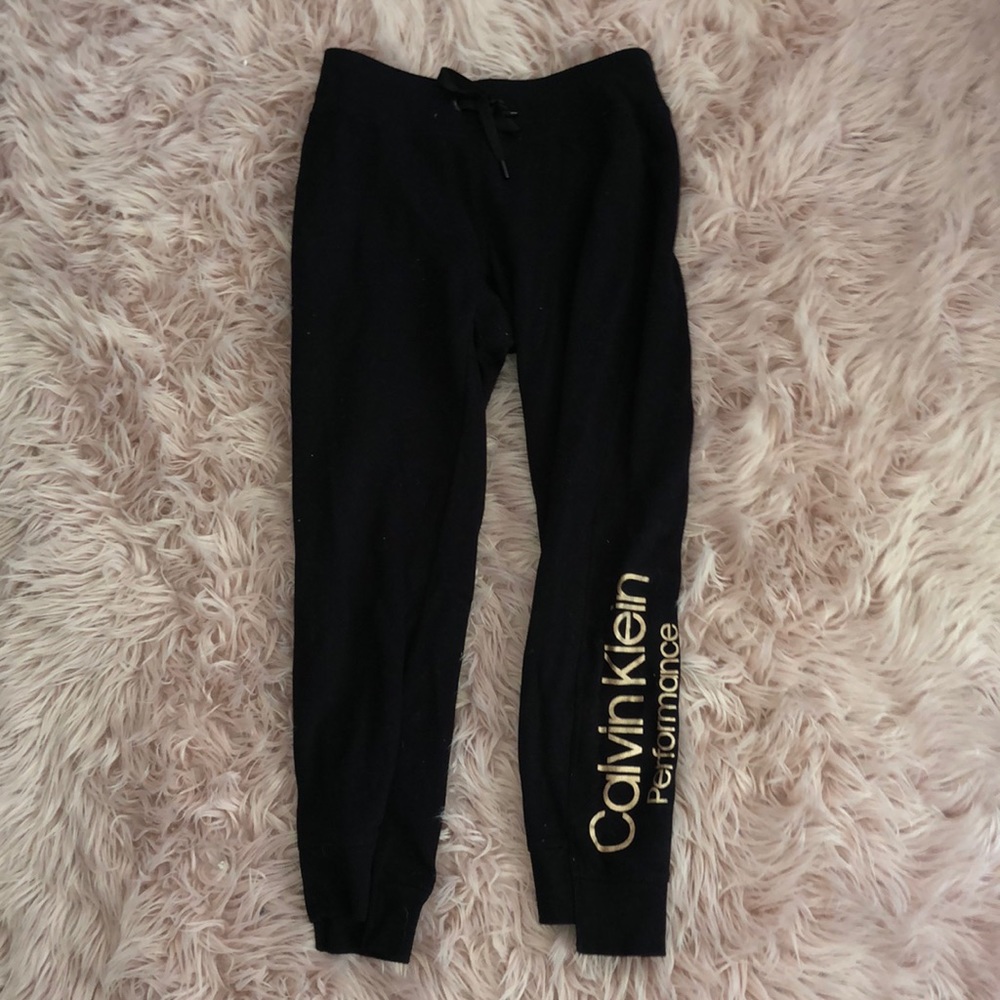 black calvin klein joggers
